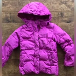 Gap Girls Hot pink winter down puffer jacket/ coat size 11-12 Warmest